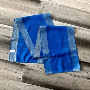 ❤️ LAST CHANCE Vintage Y2K Berkshire Semi Sheer Metallic Trimmed Scarf